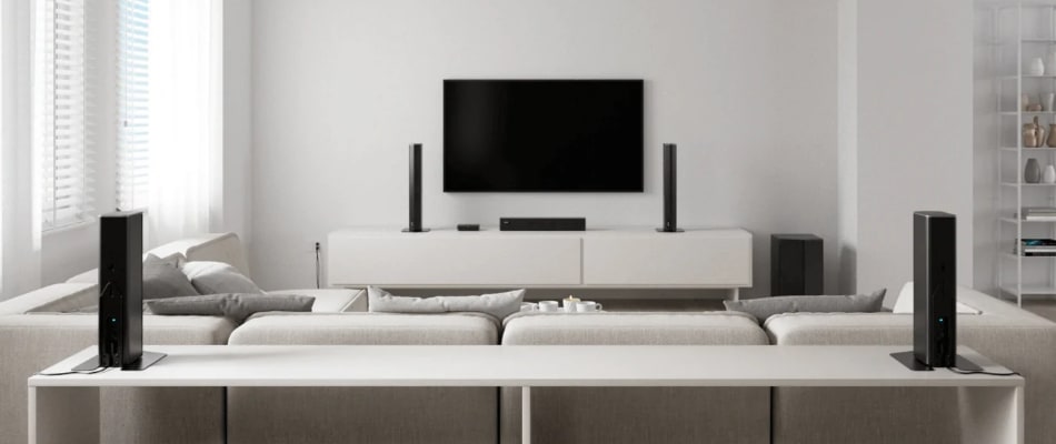 enclave audio speakers living room